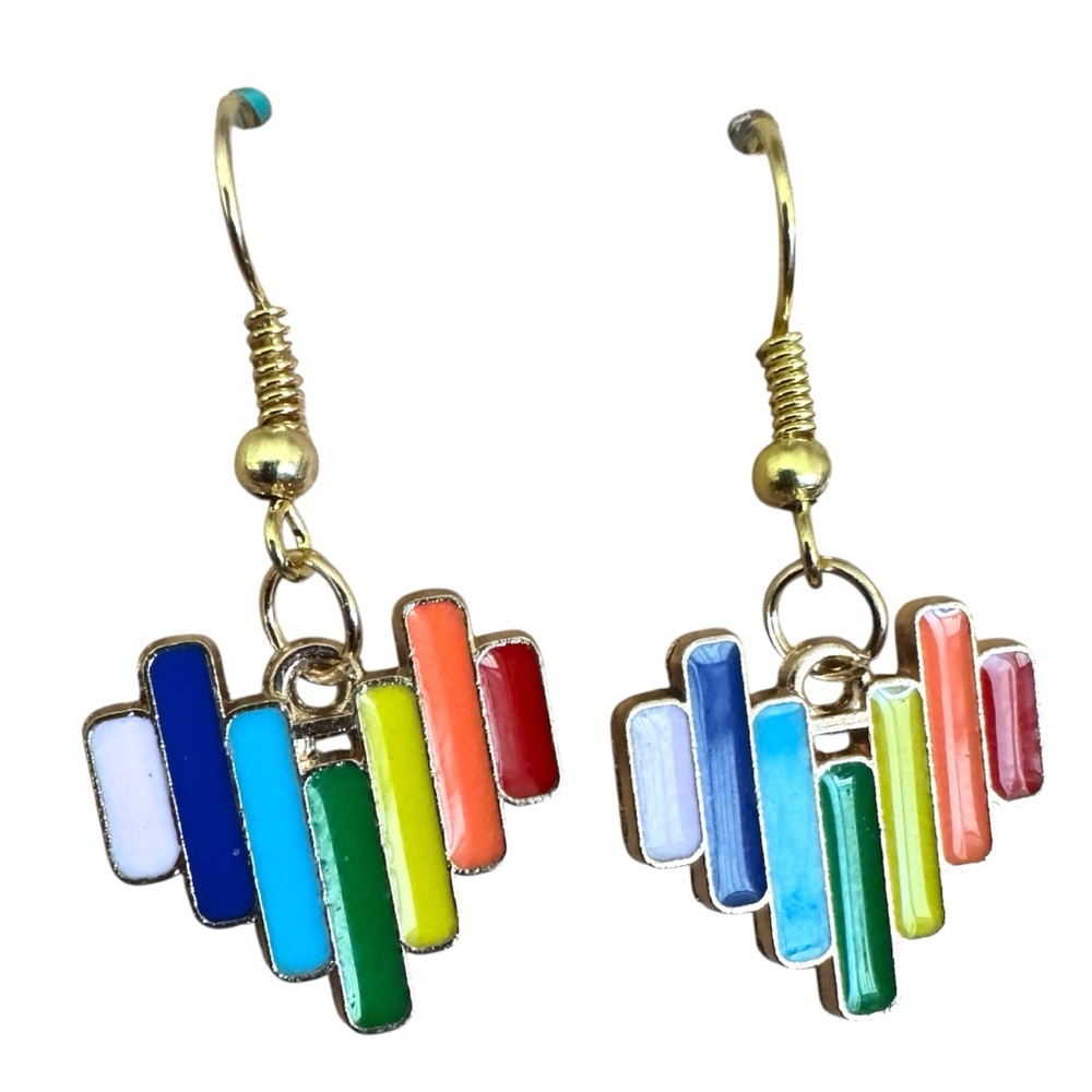Colorful Geometric Earrings